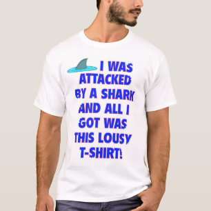 Camiseta Lembrança do ataque do tubarão
