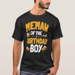 Camiseta Lembrança Do Bday Do Trabalhador De Construção De