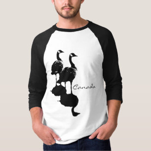 Camiseta Lembrança do Canadá das mulheres do jérsei do