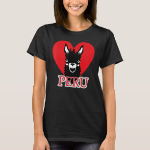 Camiseta Lembrança do Peru para homens mulheres 1