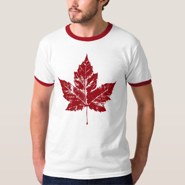 Camiseta Lembrança retro da folha de bordo do t-shirt legal (Frente)