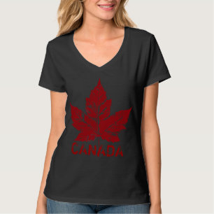 Camiseta Lembrança retro de Canadá das senhoras legal do