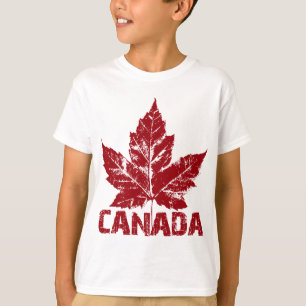 Camiseta Lembrança retro do Canadá do miúdo legal do