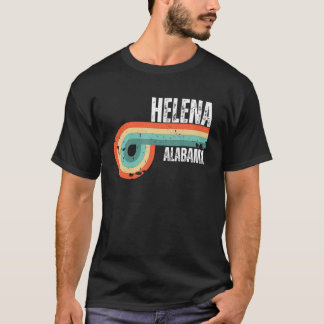 Camiseta Lembrança Retro Vintage Cidade Helena Alabama Esta