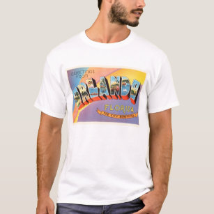 Camiseta Lembrança velha das viagens vintage de Orlando