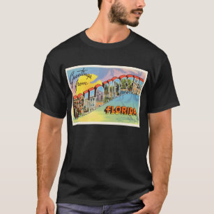 Camiseta Lembrança velha das viagens vintage de Tallahassee