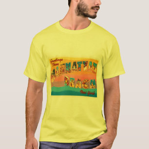 Camiseta Lembrança velha do viagem de Manhattan Beach New