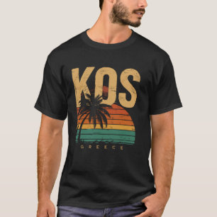 Camiseta lembranças de férias gregas Grécia ilha de Kos