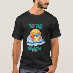 Camiseta Lembranças de Vero Beach Flórida Modo de Férias de