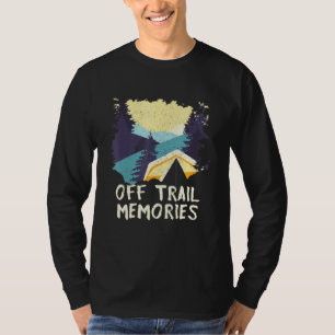 Camiseta Lembranças fora da trilha caminhando Amigos Hiker 