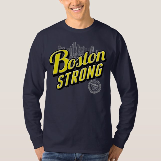 Camiseta Lembranças Fortes Da Cidade De Boston (Frente)
