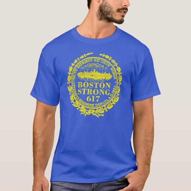 Camiseta Lembranças Fortes Da Cidade De Boston (Frente)