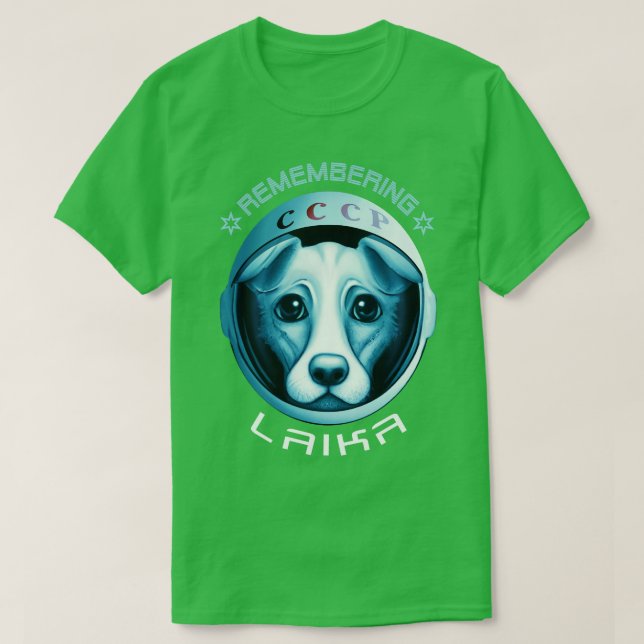 Camiseta Lembrando Laika (Frente do Design)