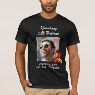 Camiseta Lembrando Meu Namorado Perdido para o Memorial da