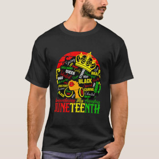 Camiseta Lembrando Meus Ancestrais Junenth Celebra Preto