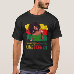 Camiseta Lembrando Meus Ancestrais Junth Black Freedom 186
