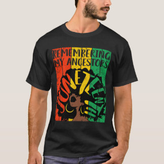 Camiseta Lembrando Meus Ancestrais Liberdade Negra 1865