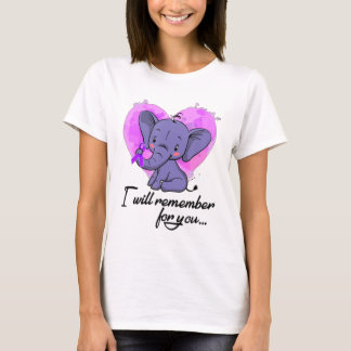 Camiseta Lembrar-me-ei de ti - Alzheimer T-Shirt