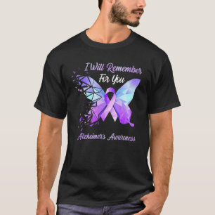 Camiseta Lembrar-Me-ei Por Vocês, Alzheimers, Manteiga De C