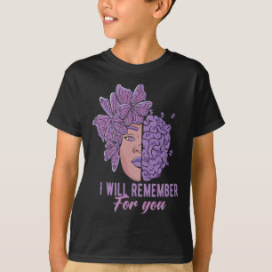 Camiseta Lembrar-Se-Á Da Sua Consciência De Alzheimerheimer