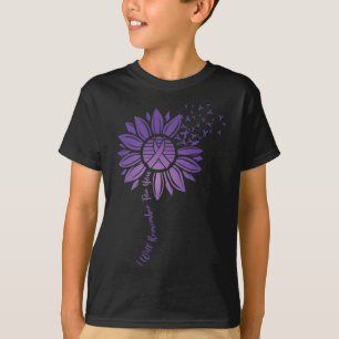 Camiseta Lembrar-Se-Á De Ti Roxo Sunflower Alzheimerhe
