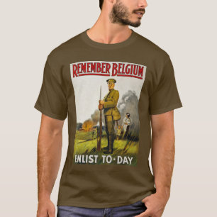 Camiseta Lembre-se da Bélgica