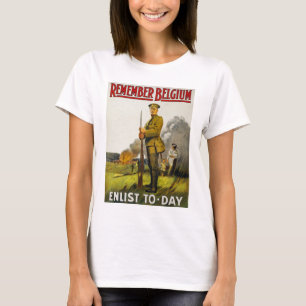 Camiseta Lembre-se da Bélgica