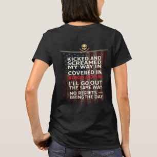Camiseta Lembre-se da Morte + Bandeira dos EUA