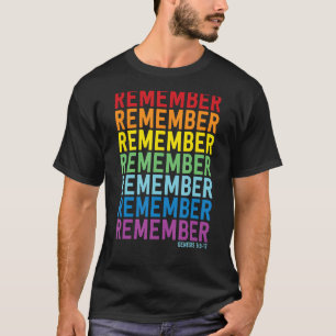 Camiseta Lembre-se da Promessa de Deus, Gen 913-15 Christia