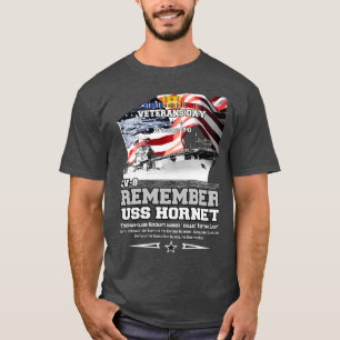 Camiseta LEMBRE-SE da transportadora aérea USS Hornet CV8