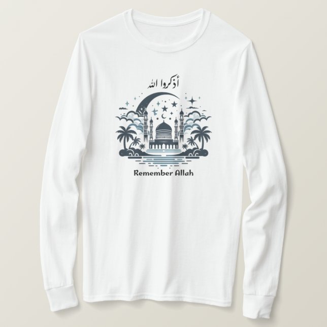 Camiseta Lembre-se de Alá (Frente do Design)