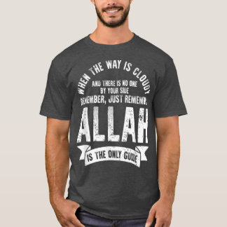 Camiseta Lembre-se de Alá, religião muçulmana islâmica, Fai