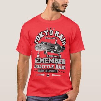 Camiseta Lembre-se de Doolittle Raid B25 Mitchell 18 de abr