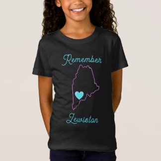 Camiseta Lembre-se de Lewiston com T-Shirt de Nome Personal