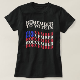 Camiseta Lembre-se de votar em novembro Progressivo 2024