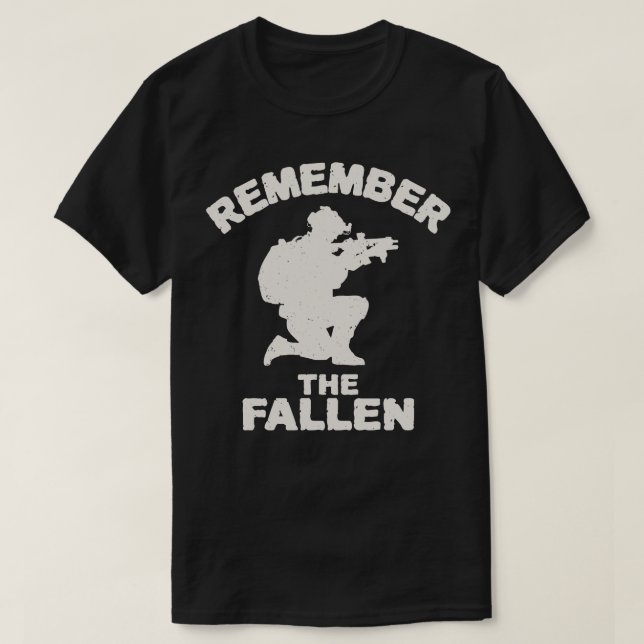 Camiseta Lembre-se do Fallen (Frente do Design)