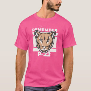 Camiseta Lembre-se do P-22 Los Angeles La Mountain Lion P22