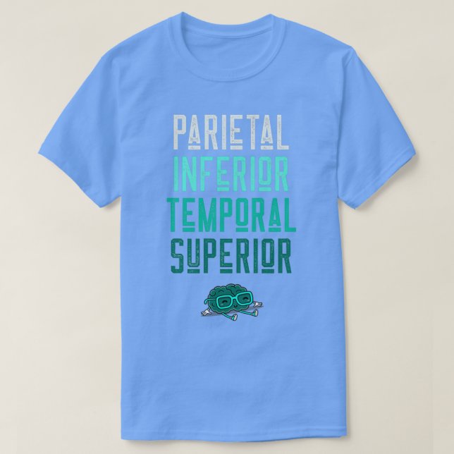 Camiseta Lembre-se do PITS e encontre o Optometrista de Pat (Frente do Design)