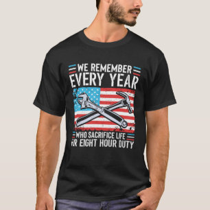 Camiseta Lembre-se do Trabalhador Patriótico Laboratório Fe