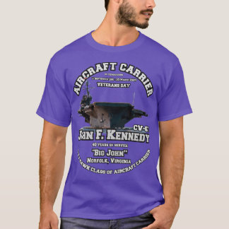 Camiseta LEMBRE-SE dos veteranos USS John Kennedy CV67