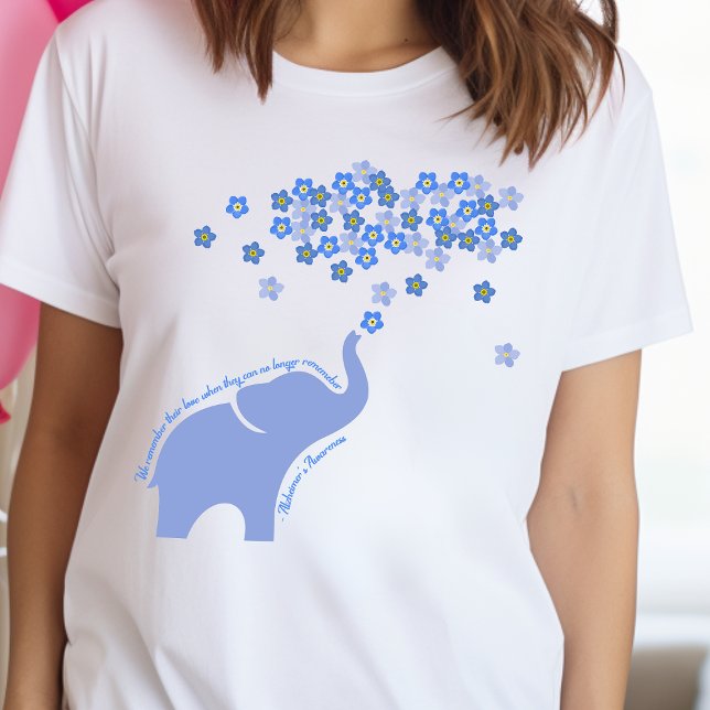 Camiseta Lembrem-se da dádiva de apoio à demência de Alzhei (Criador carregado)