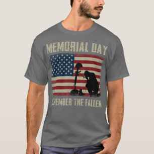 Camiseta Lembrem-Se Do Fallen Memorial Day 2023