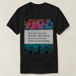 Camiseta Lembrete 1 Coração está Faltando