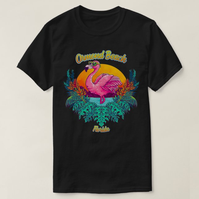 Camiseta Lembrete de Ormond Beach Souvenir Florida (Frente do Design)
