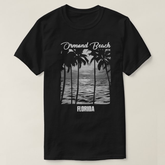 Camiseta Lembrete de Ormond Beach Souvenir Florida (Frente do Design)