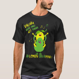 Camiseta Lembrete Engraçado Limão Em Um Foodie De Professor