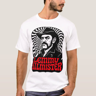 Camiseta Lemmy Kilmister Psychedelic Rock Portrait