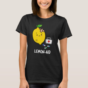 Camiseta Lemon-aid Funny First Aid Lemon Pun Dark BG