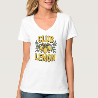 Camiseta Lemon Club, Camisa de Limão na Moda para