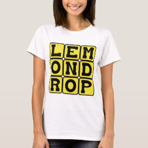 Camiseta Lemon Drop, Zesty Cocktail